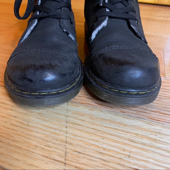 DR. MARTENS Junior Fur Lined Aimilita Leather Boot - Picture 3 of 11